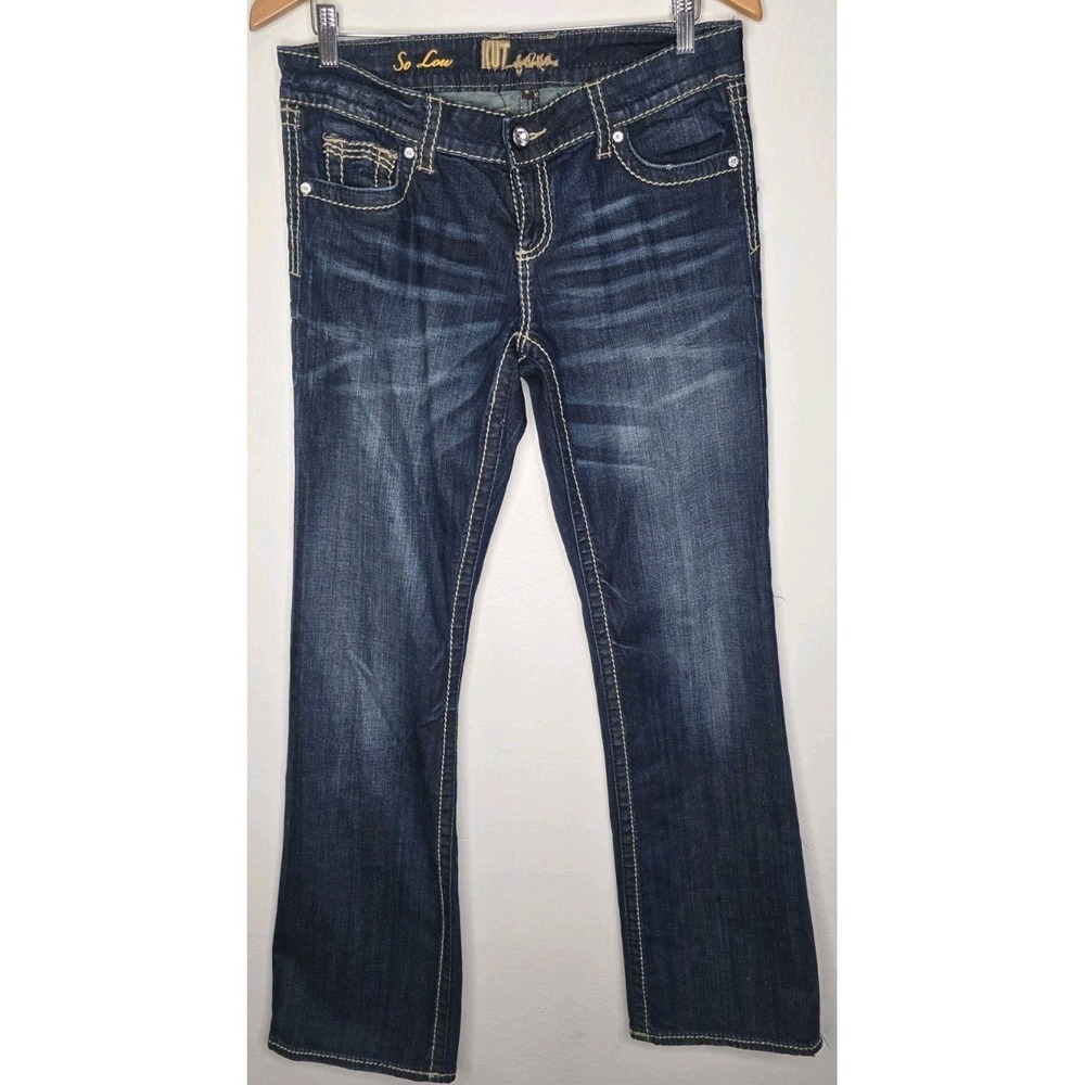 Kut from The Kloth Jeans Women 8x33 So Low Rise Kate Bootcut Flare Y2K Pants